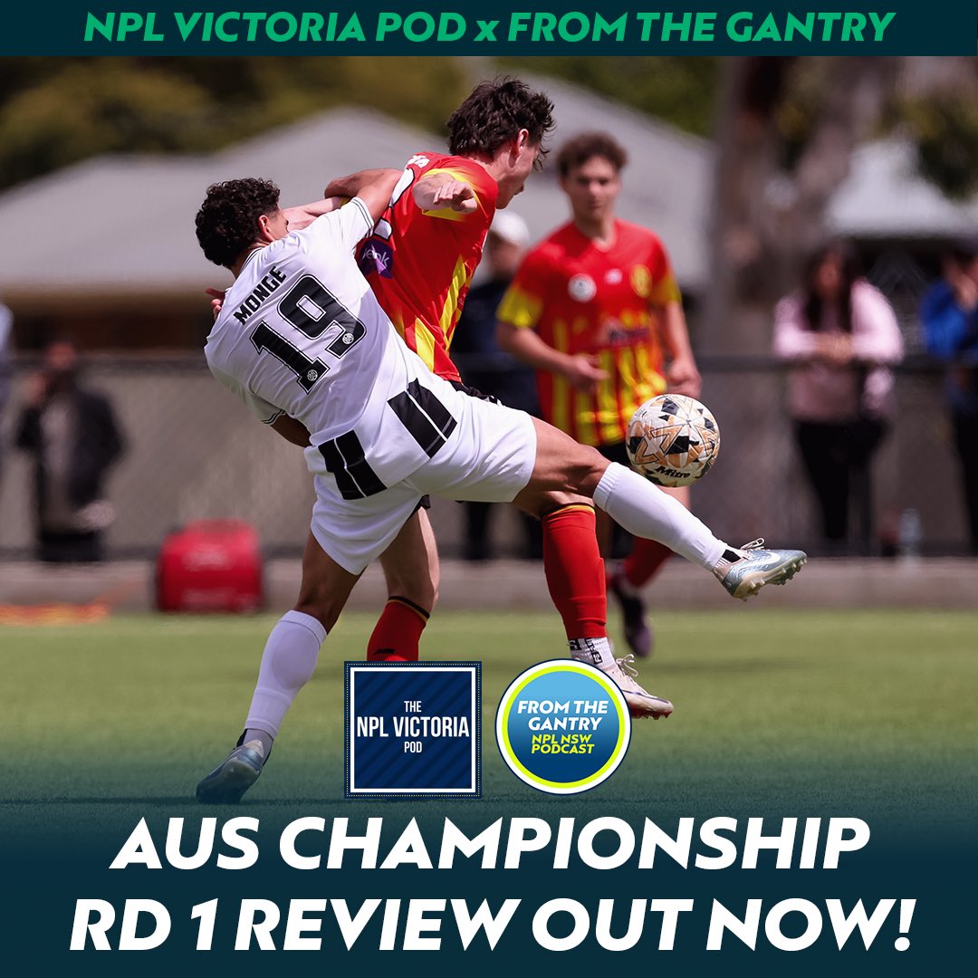 All the #AusChampionship analysis you need from a crazy Round 1 🙌

A mega-pod going through each game and each team with the voices calling the action 🗣️

Listen now via the link in bio! 

<a href="/NPLVictoriaPod/">The NPL Victoria Pod</a> #AusChampionship #NPL #NPLNSW #NPLVic
