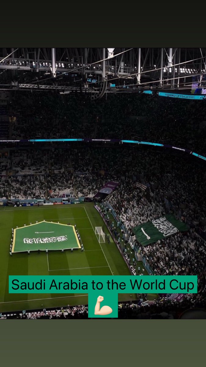 Alalmasi1's tweet photo. مبروووك للقيادة الحكيمة
 والشعب السعودي 🤍💚
#السعوديه_العراق https://t.co/F1txwPKinf