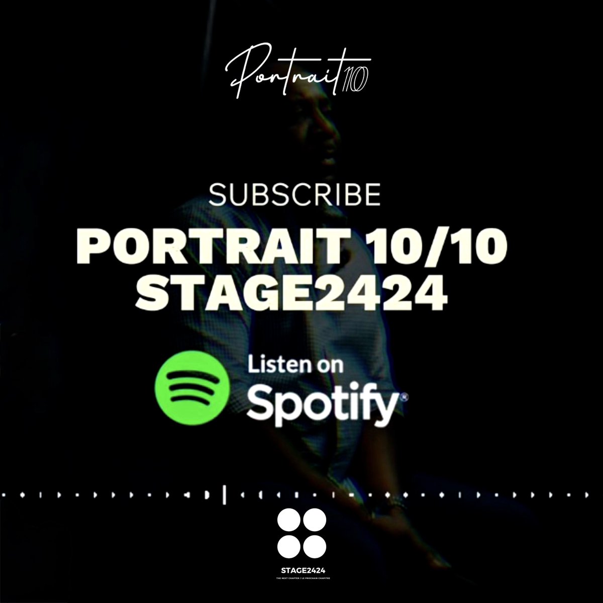 Stage2424com's tweet photo. Découvrez Portrait 10/10 sur Spotify Vidéos — une série documentaire où chaque invité répond à 10 questions révélatrices sur sa vision et son parcours.

Lien : https://t.co/Q80eswQBu4 https://t.co/pASNLFXQO2