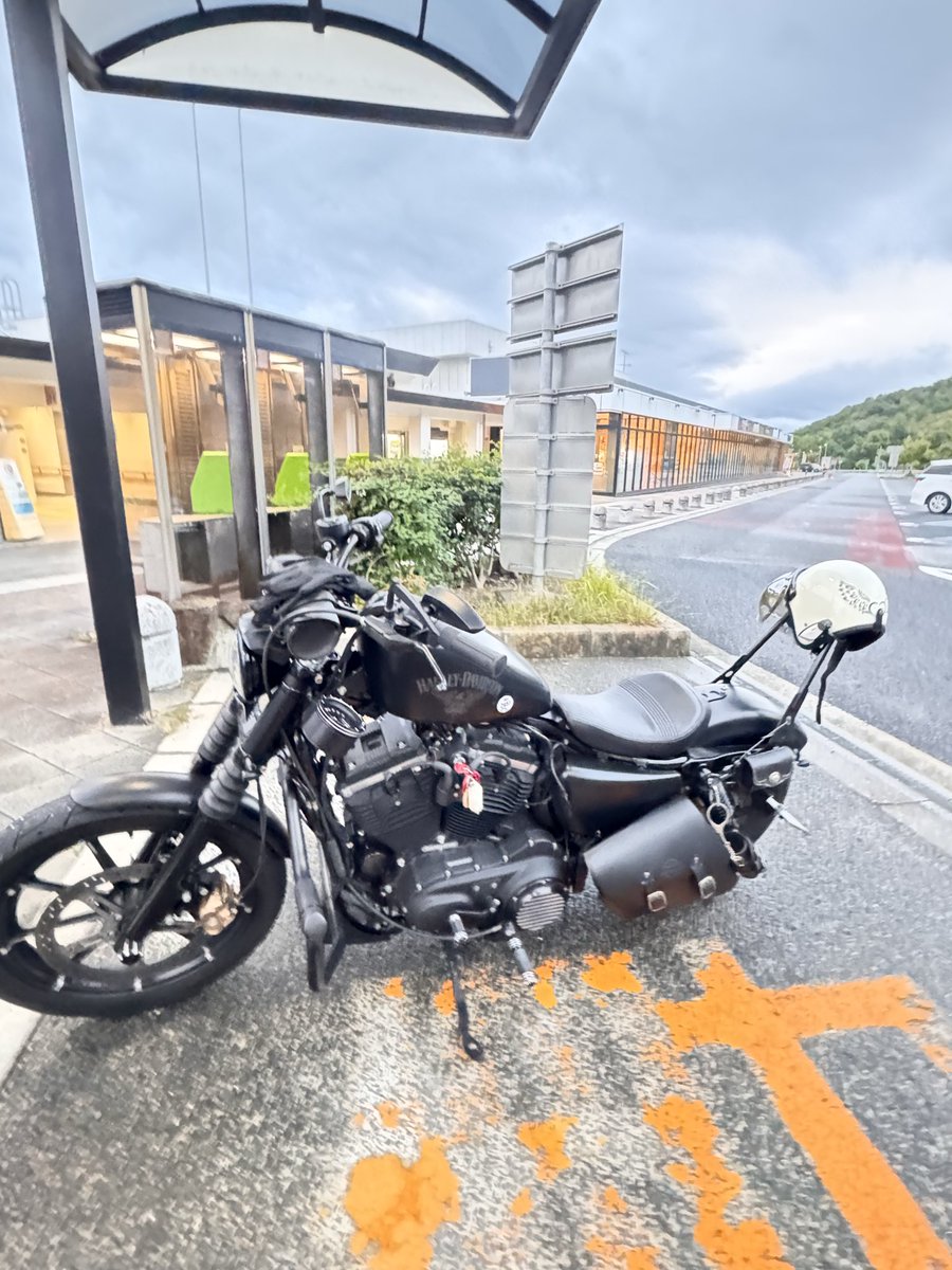 sasukoimama's tweet image. バイク乗りの朝は早い　
6:10分　☔️はギリセーフ😂
#CBTR  #cbtr  #雨女