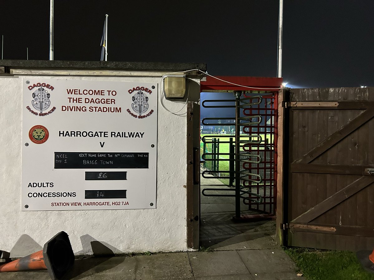 Nice to see Harrogate Railway going well. Not least because my kid’s various clubs are limiting where I can get out #groundhopping. It was the very definition of a hard fought win tonight as they clung on to a 1-0.