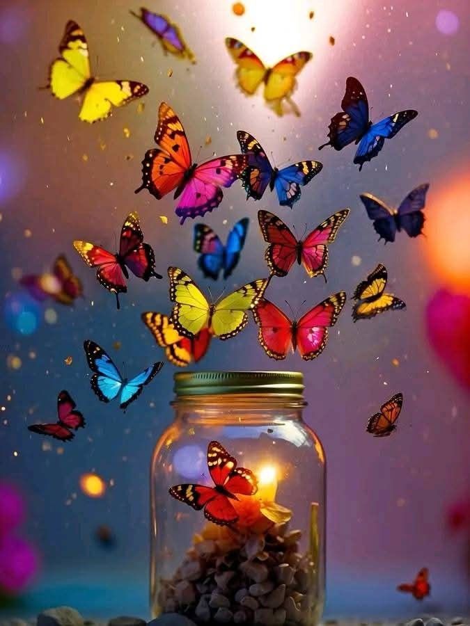Bella tarde de martes,queridos amigos !! A disfrutarla..Hoy mis amigas voladoras salieron a pasear!!!🥰🥰😘😘❤️❤️