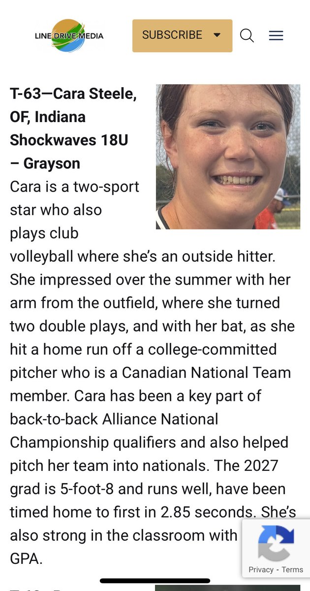 I’m blessed to be a nationally ranked player. I don’t know if coaches care about it, but I use it as motivation to keep working hard to make sure it’s deserved. That means in the classroom and on the diamond. 
<a href="/CoachPena_BSU/">Helen Peña</a> <a href="/CoachWThees/">Windy Thees</a> <a href="/MorganNewport18/">Morgan Gerak</a> <a href="/CoachSWillis22/">Sarah Willis</a> <a href="/rwwagner/">Bill Wagner</a>