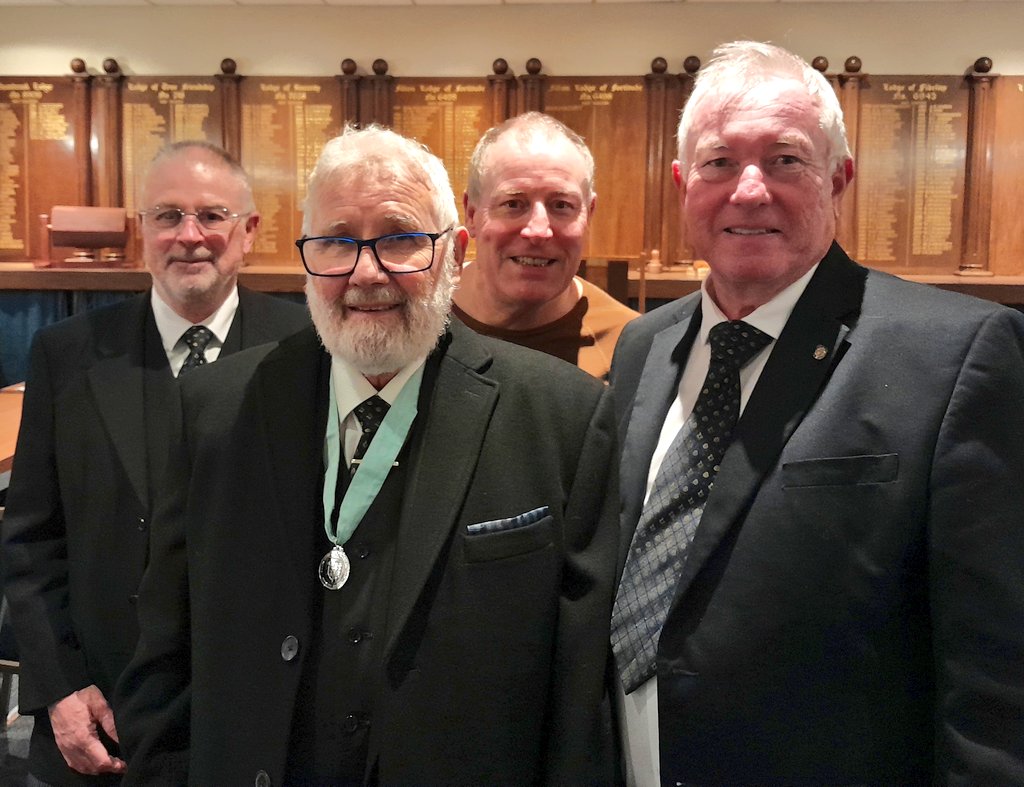It was a fantastic evening, £160 raised for good causes and just under £200 towards the <a href="/GlosPGLodge/">Glos PG Lodge</a> 2029 Festival from WM Chris Kitson's  visiting every temple by bike in the province within two days. #Gloucestershire #Freemasons <a href="/fundraising/">fundraising</a>