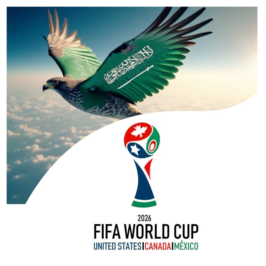 saeedserhani's tweet photo. الف مبروك تأهل منتخبنا 🇸🇦 إلى كأس العالم
الحمدلله على توفيقك يارب

 #السعوديه_العراق https://t.co/g6JLEXts3C