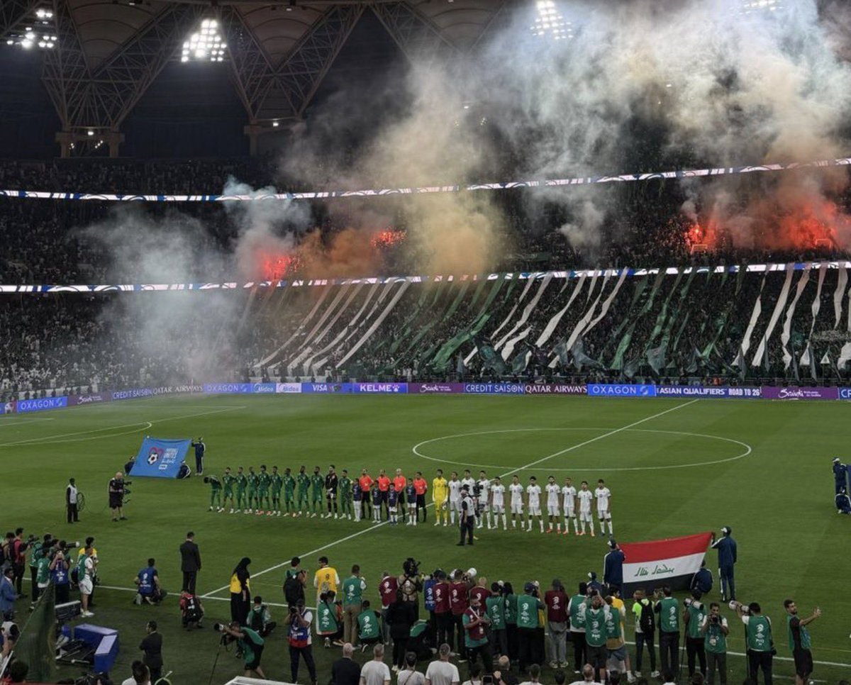 الأخضر" يكتب التاريخ للمرة السابعة ويتأهل إلى كأس العالم 2026

الف الف مبروك لكل الشعب السعودي العظيم ، والف شكر للجماهير الغفيرة التي حضرت ودعمت الأخضر وكانت هي السبب المباشر في التأهل بعد توفيق الله 🇸🇦 🇸🇦💚💚

#السعوديه_العراق
 #كأس_العالم_2026