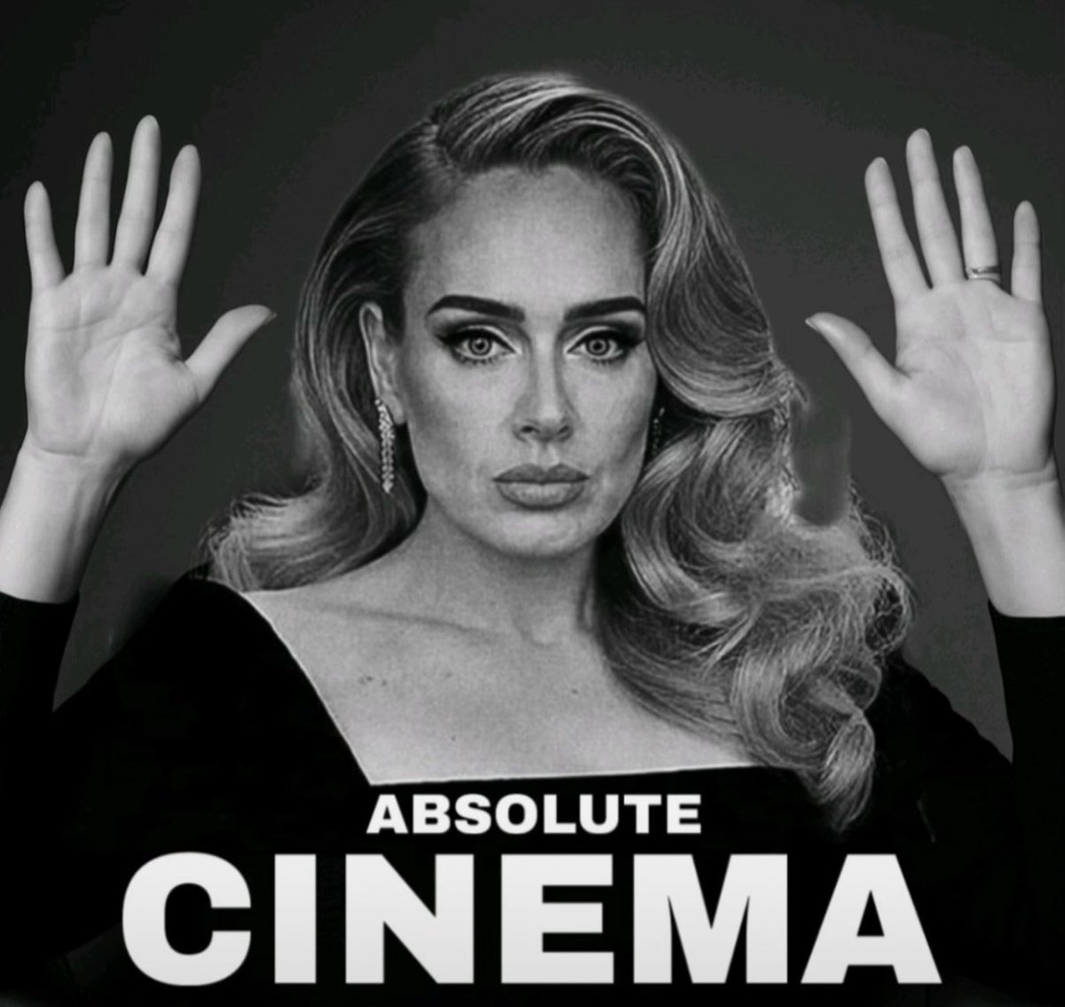 Me when Adele wrote:

To be loved 
When we were young 
Set fire to the rain 
Love in the dark 
Easy on me
Love is a game 
Don’t you remember
Hometown glory 
I drink wine