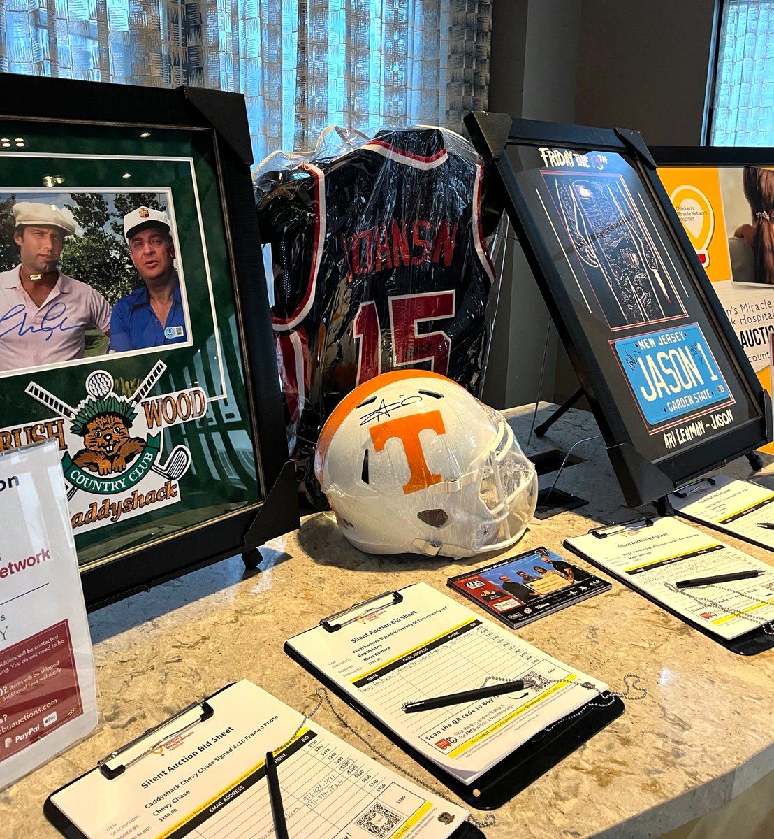 Stop by the Renaissance lobby and discover a collaboration of authentic local treasures available at auction for a great cause!  

Our silent auction is now live, benefiting @giveamiracle and their incredible work supporting children’s health.