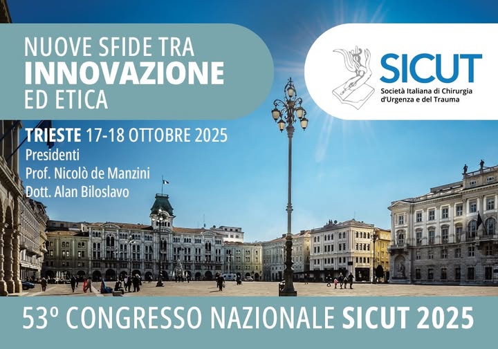 📢 The SCUT National Congress is coming to Trieste, October 17–18!
🗓️ Check the updated program and make sure to see when your abstract will be presented!
👉 Don’t miss it — see you in Trieste!
 #traumasurgery #emergencysurgery #Congress #surgery2025 <a href="/chir_gen_TS/">chirurgia.generale_trieste</a> <a href="/estesonline/">European Society for Trauma & Emergency Surgery</a>
