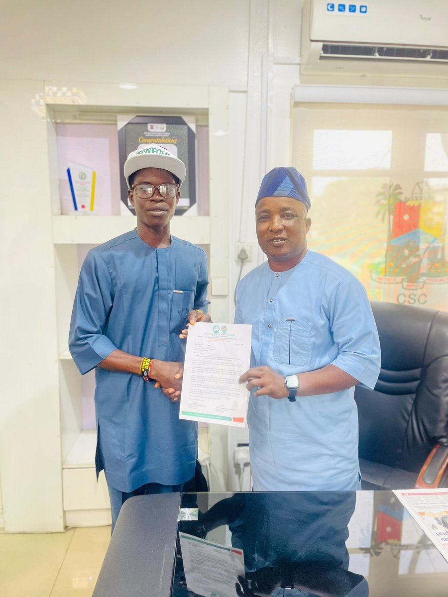NabasNational's tweet photo. Courtesy Visit to Hon. Yahaya Lateef Olawale (WAY); Commissioner II, Lagos State Civil Service Commission.
https://t.co/1lxGHM3KOb
#NABAS2025
#THEPACESETTERS
#EFFECTIVEREPRESENTATION https://t.co/ns7EUu0OX7