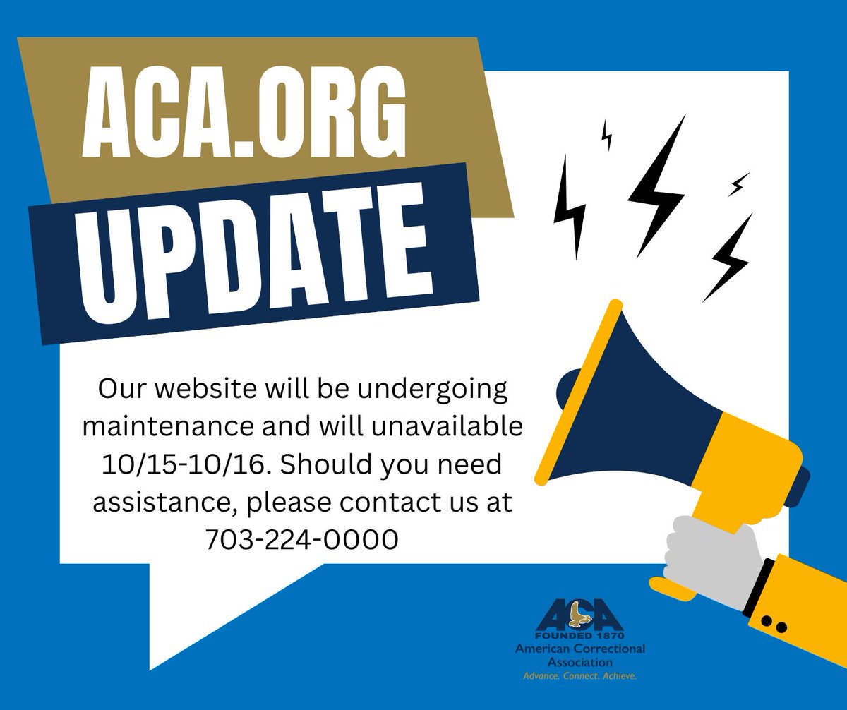 American Correctional Association tweet media