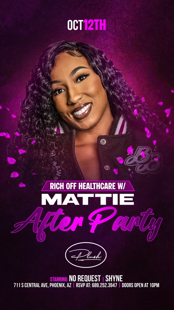 🎨: <a href="/jhow5O1/">J How</a> 
💰: “Rich Off Healthcare w/ Mattie: After Party” Flyer
📍: Phoenix, AZ
#CreatedByJHow #DigitalTrapStar