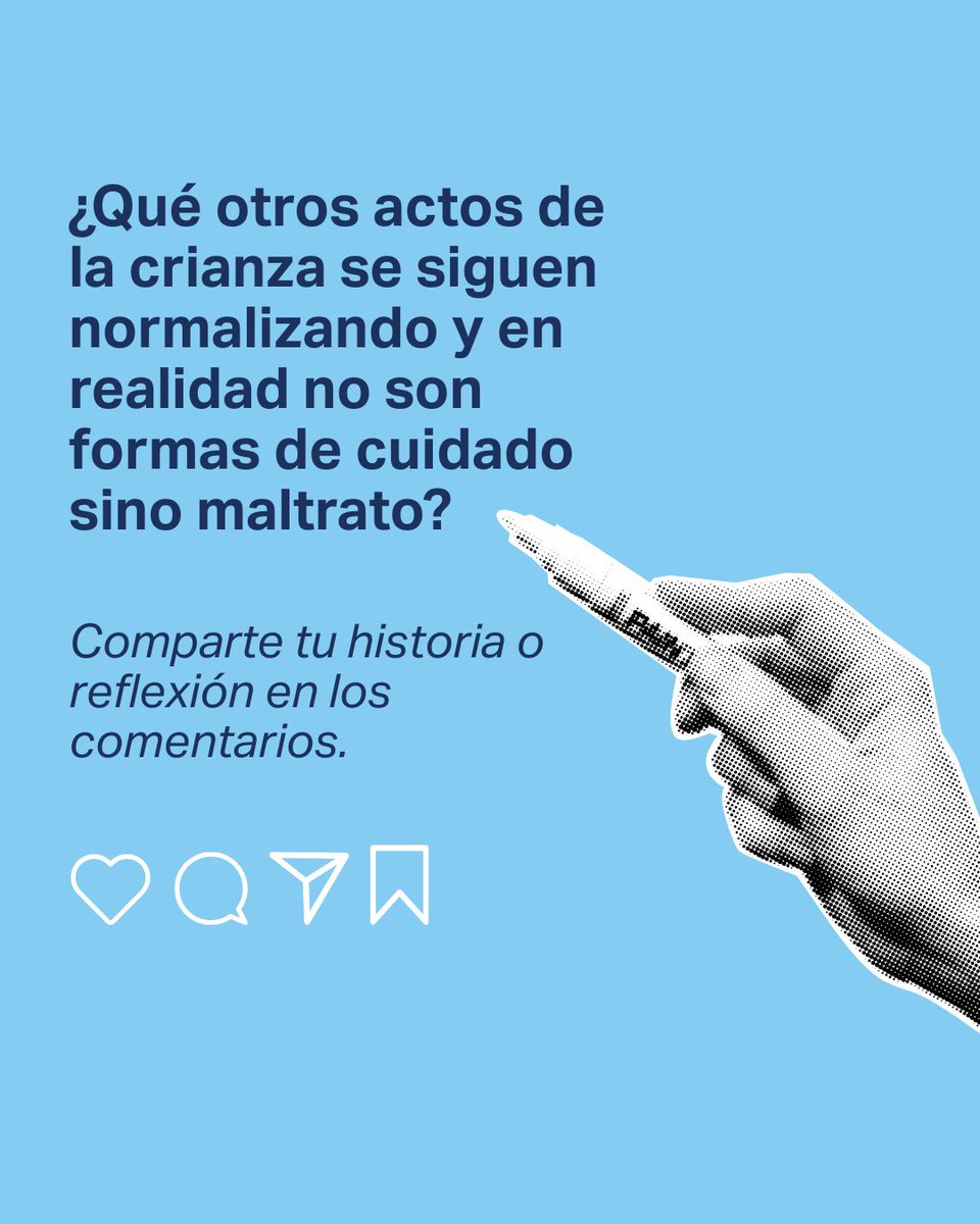 ¿Sabías que algunas prácticas de crianza no son cuidado sino formas de maltrato? ❌

Reflexionemos sobre cómo entendemos el cuidado y cómo cuidamos a los niños, niñas y adolescentes 👦🏽👧🏻