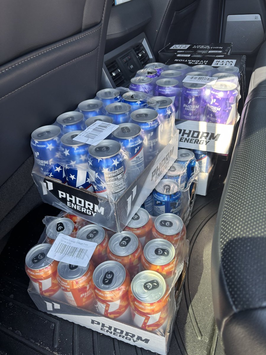 LFG!!!!

One case of each!!!!  🦅 🍇 🍊 🫐

<a href="/phormenergy/">Phorm Energy</a> <a href="/andyfrisella/">Andy Frisella</a> 

<a href="/7eleven/">7-ELEVEn</a> for the win!

I’ll be back tomorrow!
