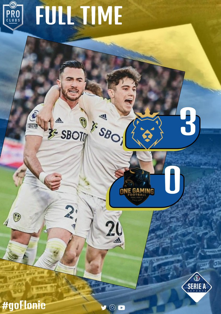 FlonicVFC's tweet image. #MatchDay #Fulltime 
@CPGItaly @CPG__eSports 
2°Giornata CPG Serie A 🏆
@FlonicVFC 🆚 @1FootballGaming 
3 - 0
⚽ @api_vale ✅assist @enzucc081 
⚽ @enzucc081 ✅assist @api_vale 
⚽ @api_vale ✅ assist @enzucc081 
Vamos Flonic VFC 💙💛
#GoFlonic