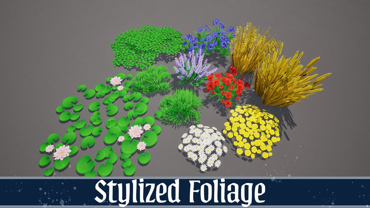 3dmarkus's tweet image. New Stylized Foliage Pack is now LIVE on Fab! 
fab.com/portal/listing…
#madewithunreal #unrealmarketplace #UE #UE5 #gameasset #gameassets