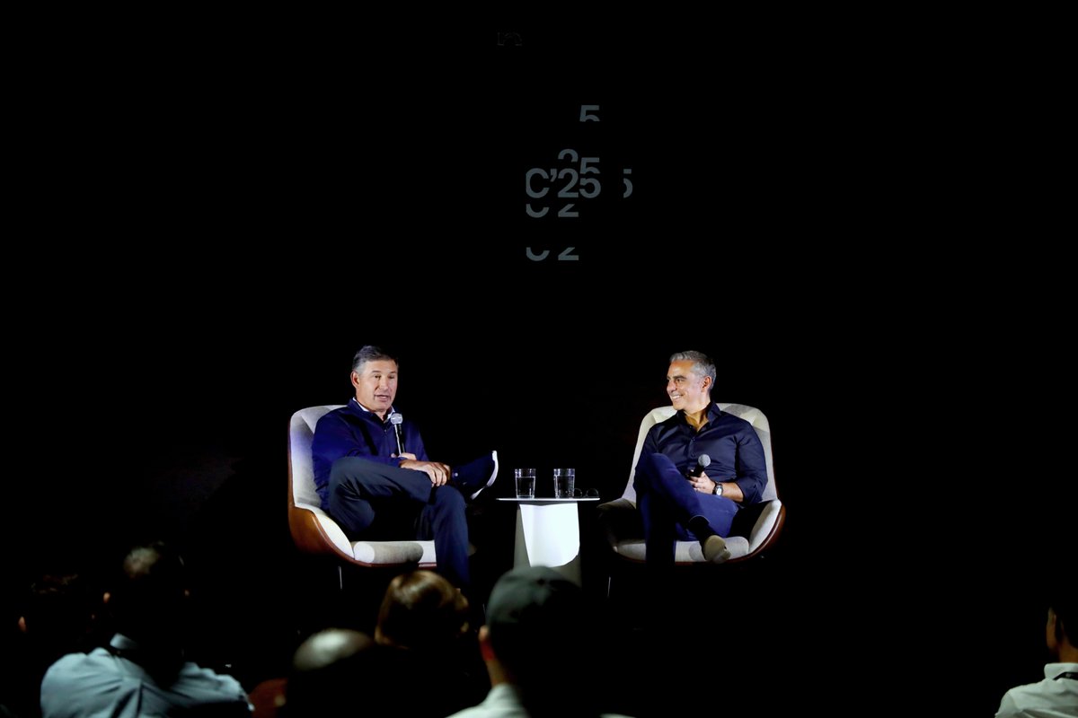 lightspark's tweet photo. On stage at #Sync25: Lightspark CEO @davidmarcus and SoFi CEO @anthonynoto unpack the future of moving money across borders. https://t.co/743inR7bmv