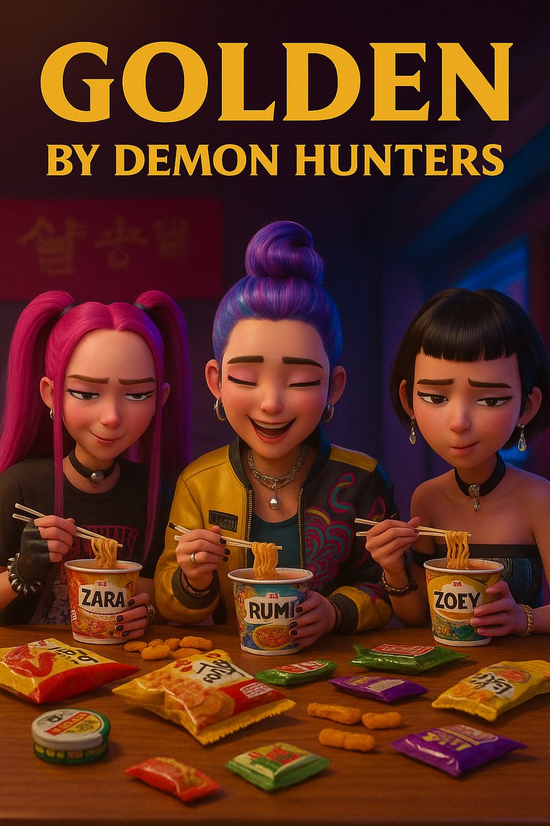 danny0916's tweet photo. K-Pop Demon Hunters: Platinum Record Surprise

When the Korean Soul Sang — The Miracle and Tears of “Golden”  EJAE, Audrey Nuna, and Rei Ami — three Korean-American voices behind K-Pop Demon Hunters’ OST “Golden.” 

More episode  :  https://t.co/ZlSYctkvNO https://t.co/U8poKV6gFl