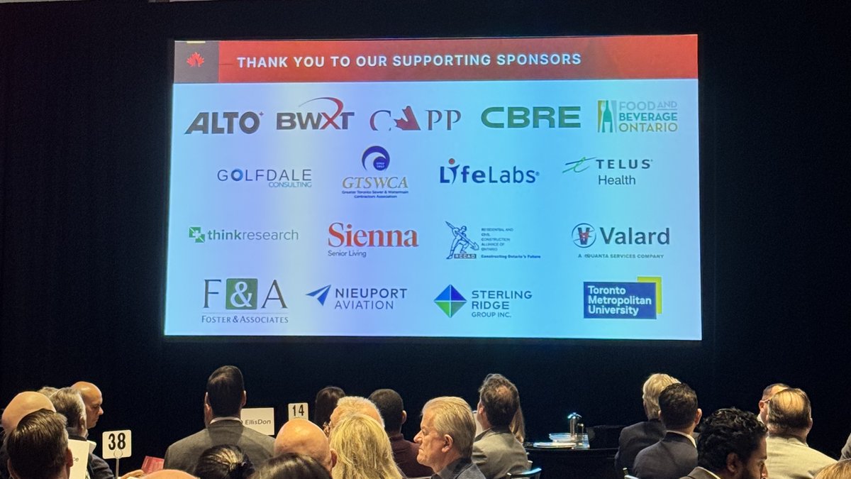 _RCCAO's tweet image. Getting critical infrastructure built and reducing red tape are key priorities for RCCAO.

Our members were on hand at Premier Ford's address to the Empire Club today where he committed his government to advancing these priorities to protect and grow Ontario's economy.