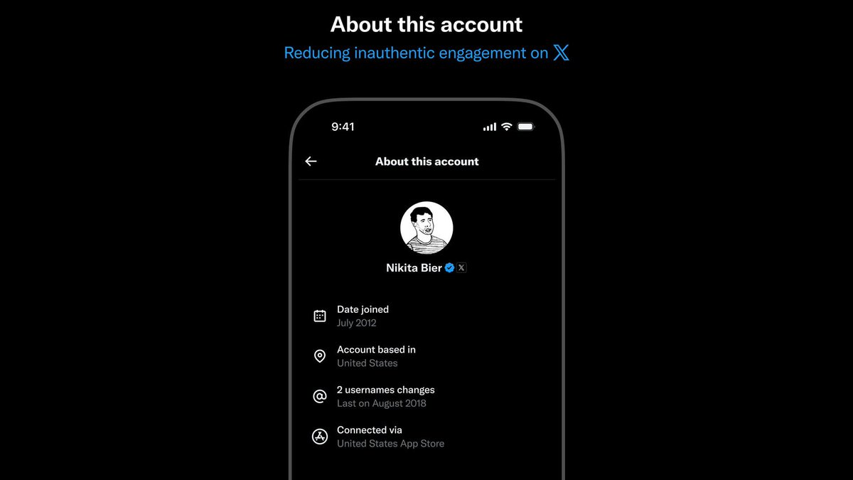 X prueba “Acerca de esta cuenta” para combatir el contenido falso: mostrará datos como fecha de creación, ubicación y cambios de nombre. Primero en perfiles del equipo de <a href="/X/">X</a> para mejorar autenticidad y detectar cuentas sospechosas.