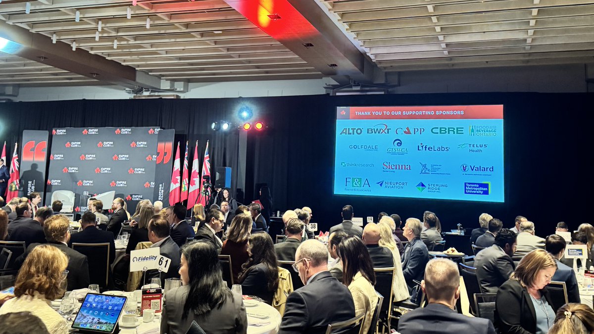 _RCCAO's tweet image. Getting critical infrastructure built and reducing red tape are key priorities for RCCAO.

Our members were on hand at Premier Ford's address to the Empire Club today where he committed his government to advancing these priorities to protect and grow Ontario's economy.
