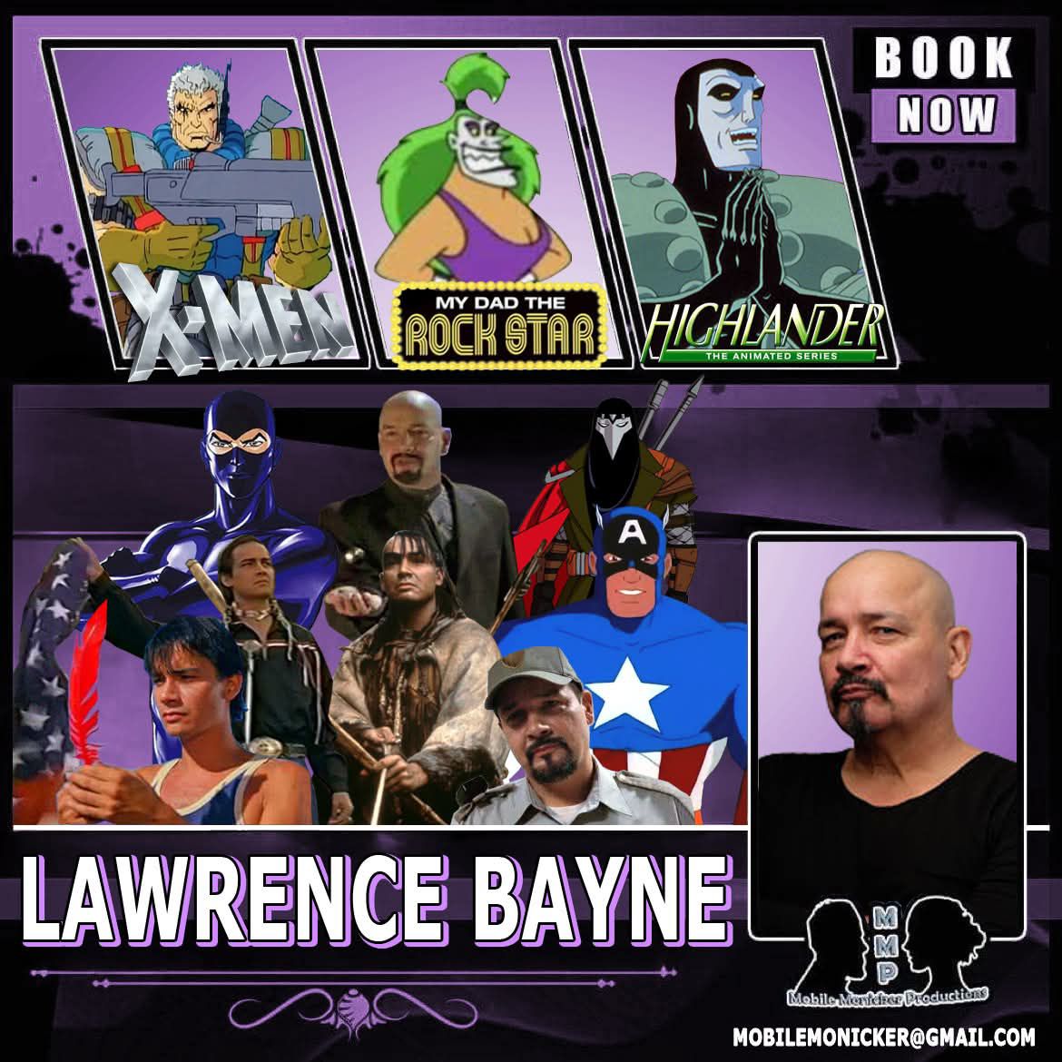 Lawrence Bayne is available for bookings! Tag some events! 

Email: MobileMonicker@gmail.com

#Xmen #MurdochMysteries #BakuganBattlePlanet #code8 #HerosReborndarkmatter #Mohawkgirls #StrangeDaysatBlakeHolseyHigh #6teen #MyDadTheRockStar #Streetfighter #Beyblade and more!