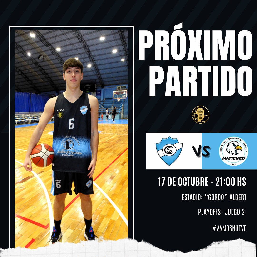 💪🏻🔥 Todo confirmado para el segundo partido de Playoffs de la Liga Provincial entre Nueve y Matienzo. 

✅ El duelo de ida quedó para el Patriota, que buscará cerrar la serie en casa y ante su público. 

🙌🏻 ¡A COPAR EL GORDO ALBERT! 

#VamosNueve👊