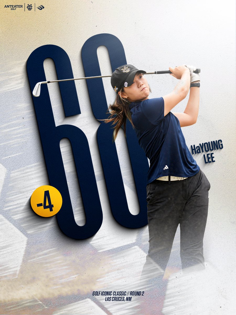 𝐌𝐚𝐝𝐞 𝐀 𝐒𝐭𝐚𝐭𝐞𝐦𝐞𝐧𝐭 ‼️

HaYoung Lee goes low in Round 2 of the Golf Iconic Classic, carding a 68 (-4) to continue the hot-streak in New Mexico!

#TogetherWeZot | #RipEm