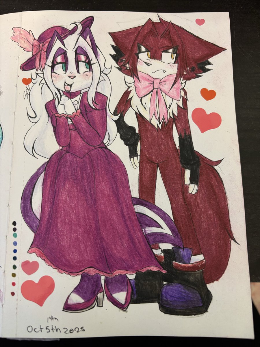 art for my bestie heh <a href="/toast_derp/">DerpToast</a> 🦊🫵

priscilla got a crush on him..