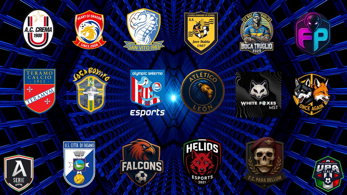 "Serie A VPA Italia FC 26 Season 1!
<a href="/UsFasanoeSports/">LedgerThings UsFasano eSport</a>
<a href="/Helios_ProClub/">HELIOS ESPORTS</a>
<a href="/ACCrema1908/">AC Crema 1908</a>
<a href="/FatalityProClub/">Fatality Project</a>
<a href="/HeartofDragon09/">Heart of Dragon</a>
<a href="/FalconsProClub/">Falcons</a>
<a href="/FcParaBellum/">FC Para Bellum</a>
<a href="/JogaBonitoIT4/">Joga Bonito IT4</a>
<a href="/ssjuvestabiaesp/">S.S. Juve Stabia eSports</a>
<a href="/Atletico_Leon/">Atletico Leon</a>
<a href="/TeramoeSports/">Città Di Teramo 1913 ESports</a>
<a href="/Fc_BocaTruglio/">Fc Boca Truglio</a>
<a href="/OlympicSaEsp/">Olympic Salerno eSports</a>
<a href="/TTPproclub/">SANVITO83 x TIMETOPLAY</a>
<a href="/WHITEFOXES25/">White Foxes EverGreen</a>
<a href="/OnceAgainEsport/">Once Again Esports</a>