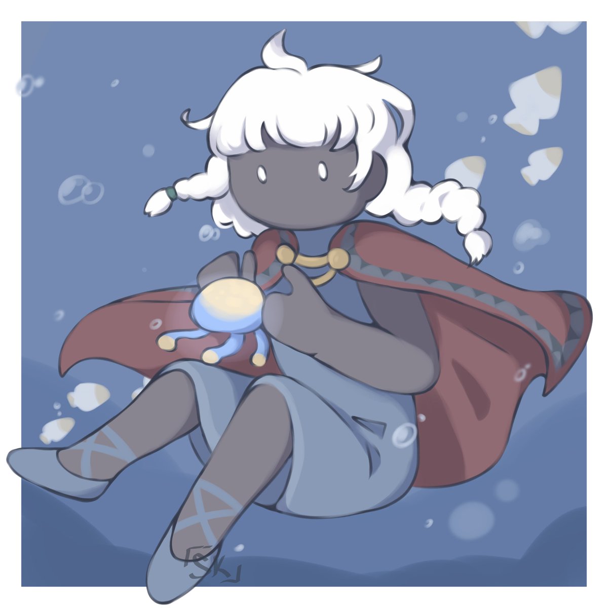 KattNeedsSleep's tweet image. Skytober Day 14 - Underwater 🌊
#Skytober2025