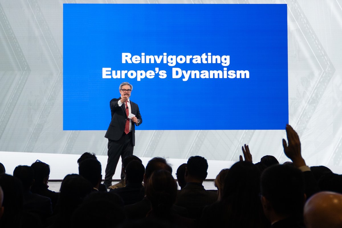 Targeted EU-level reforms could raise EU GDP by at least 3 percent over the next decade. These reforms can form a cohesive strategy to boost firm dynamism and employment prospects, with tangible benefits for all member states. Find out more: imfconnect.org/content/imf/en… #IMFMeetings