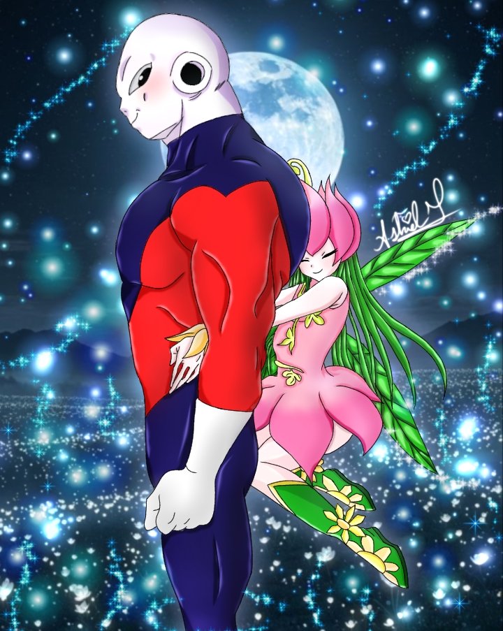 AstricitaM's tweet photo. Ship crossover 
Dragon Ball súper x Digimon 
Jiren x Lillymon 
A night with you 
💚❤️
#DragonBallSuper
#Jiren #JirenDBS #Digimon #digimonfanart #Lillymon #Lillymondigimon #JirenxLillymon https://t.co/f4hJou5KK3