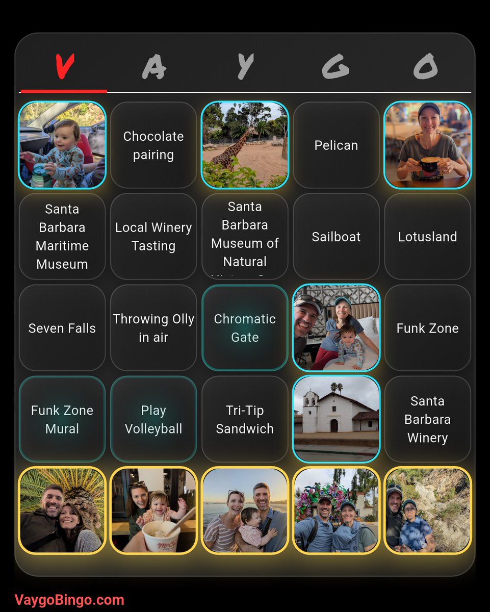 codingMarine's tweet image. Another successful game of Vaygo Bingo, this time in #santaBarbara California!
Arcade mode needs some slight tweaks. But nothing major!
#buildInPublic #flutterDev #travel #vacation