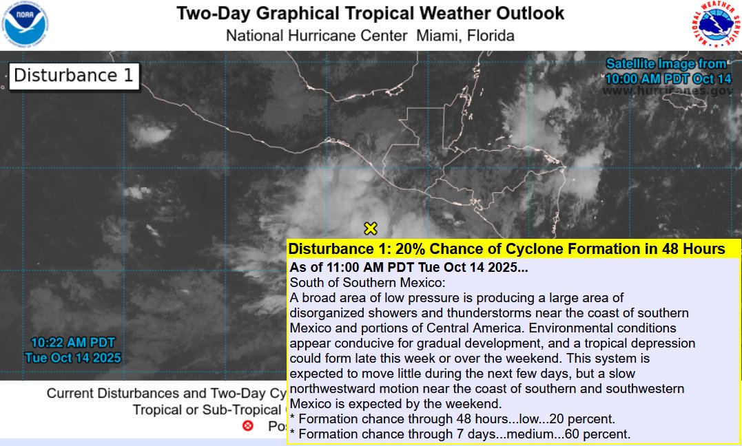 gtClaudio's tweet photo. Persiste influencia de sistema de baja presión en el Pacifico #climagt

Actualmente lluvias severas en el occidente y suroccidente del país, más tarde toda la cadena volcánica desde el oriente. Mañana persisten condiciones similares https://t.co/WzIImI7dBg