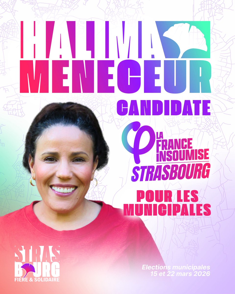 Ici est la force ✊
Nous sommes candidat·es aux #Municipales2026 à #Strasbourg avec la #FranceInsoumise, pour faire mieux, juste, proche et avec humilité.
Un programme de rupture arrive. Une autre ville est possible.
Inscrivez-vous, rejoignez-nous !
Avec <a href="/FlorianKobryn/">Florian KOBRYN</a> &amp; Halima