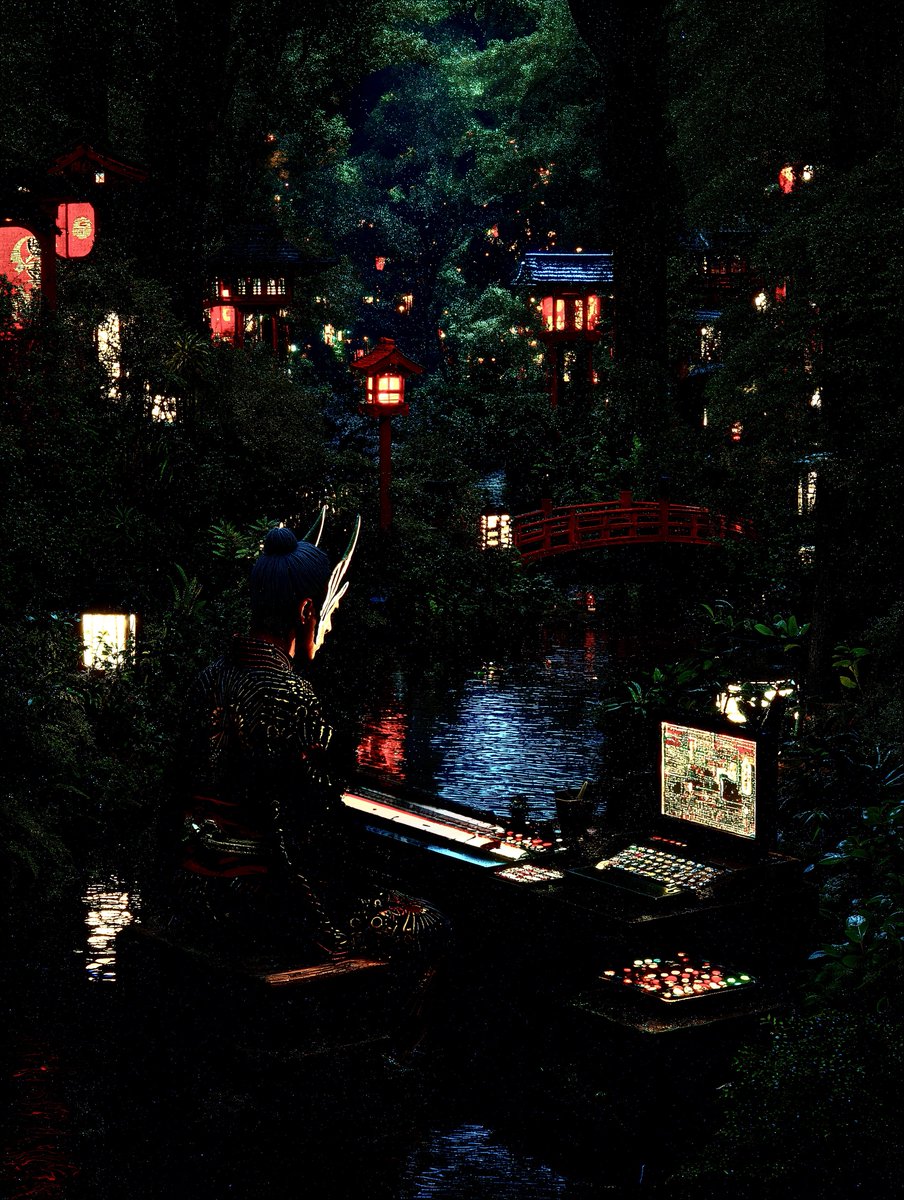 The forest learned to glow.