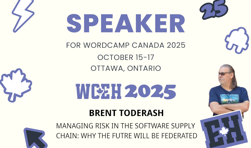 toderash's tweet image. Arrived in Ottawa for #WCEH2025! #WordPress Contributor Day tomorrow, then #WCEH! I'll be speaking on software supply chain security in a decentralized federated ecosystem. Looking forward to @davewiner @photomatt @evanpro @jillbinder & others! canada.wordcamp.org/2025/about/spe…