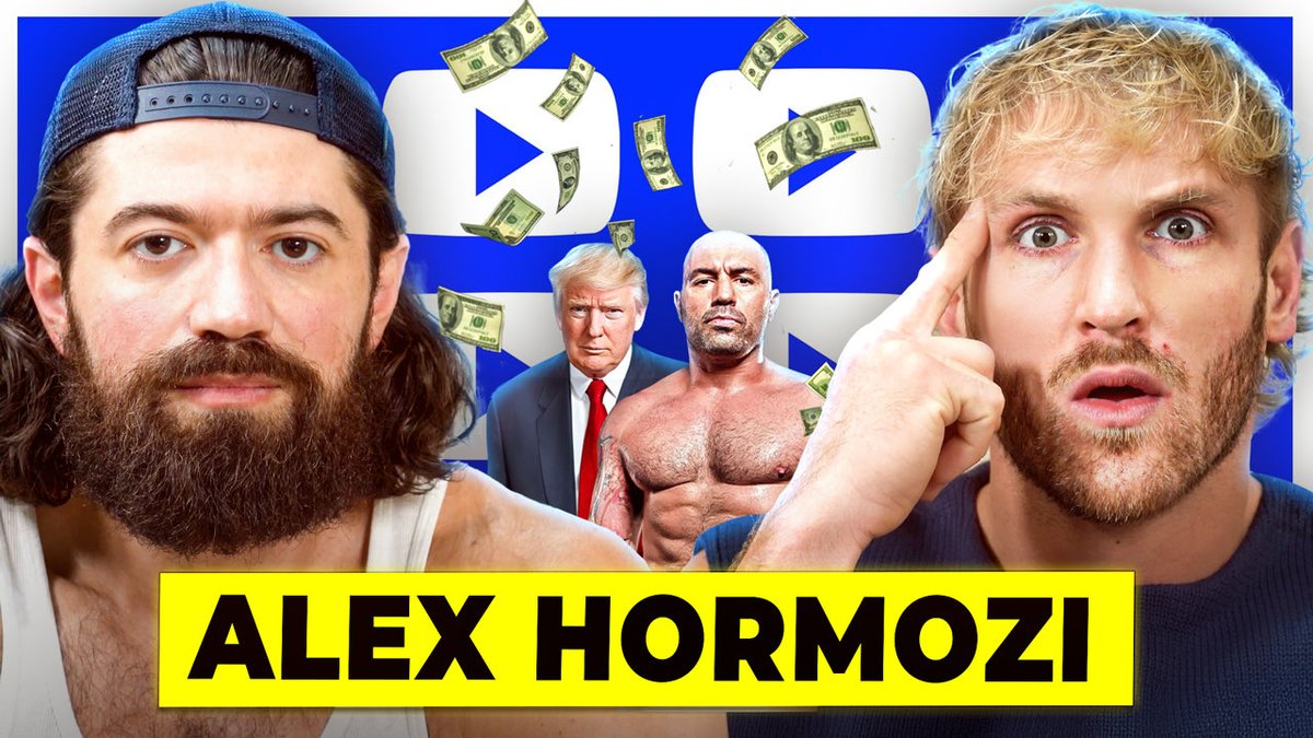 LoganPaul's tweet image. new IMPAULSIVE podcast
Millionaire Maker’s Harsh Truths of Making $106M in 72hrs, Why Trump is a Psychopath | Alex Hormozi
watch or you’ll never make $100M

youtu.be/9urSNqHrCFM