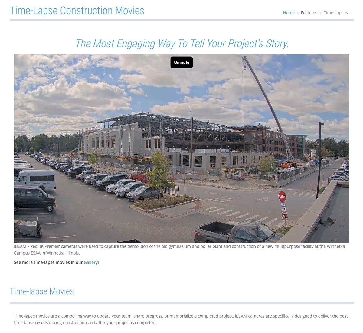 Time-lapse movies are the most engaging way to tell your construction project's story, and with iBEAM #ConstructionCameras, you get unlimited on-demand #timelapse movies included as a standard feature: buff.ly/S7yZtrS