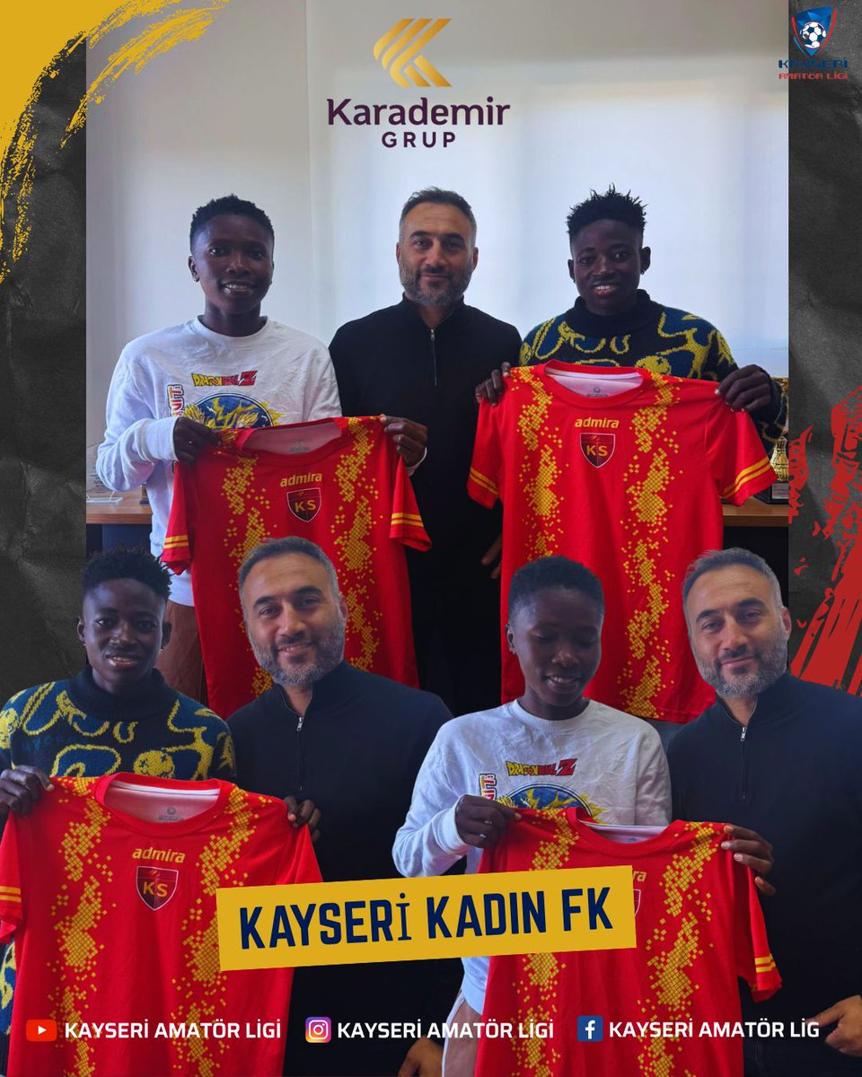 ligiamator's tweet photo. 🔴🟡Kayseri Kadın FK'dan 2 transfer.. 

✔️Kayseri Kadın Futbol Kulübü dış transferde Kafayat Bashiru’yu  ve Juliet Emereole’yi renklerine bağladı https://t.co/qMMxn8VBKo