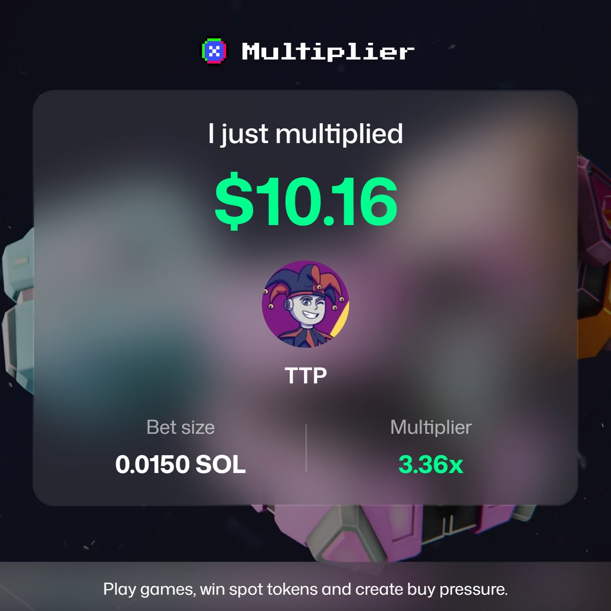 hogdaddy17's tweet photo. $TTP @multiplierfun https://t.co/FXaLu1ckAs