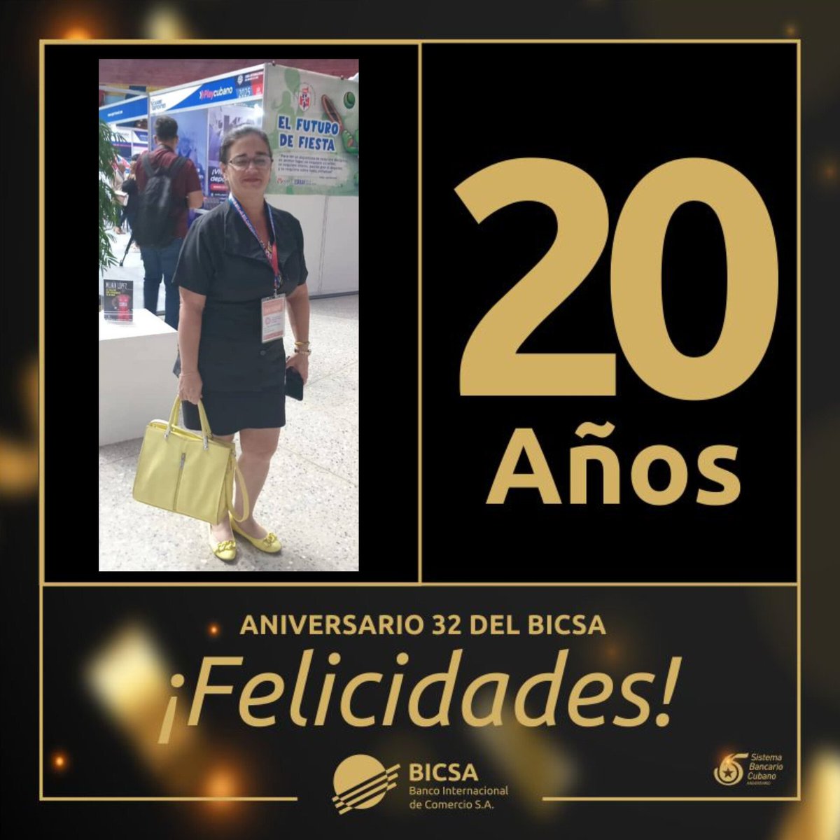 🎉 Zaily Fernández celebra 20 años en BICSA.  
Gestora, directora, contadora… pero sobre todo, apasionada del servicio al cliente.  
💬 “Estudien, acérquense a los que saben y enamórense de esta profesión.”  
Gracias por tu entrega, Zaily.  

#20AñosDeServicio #OrgulloBICSA