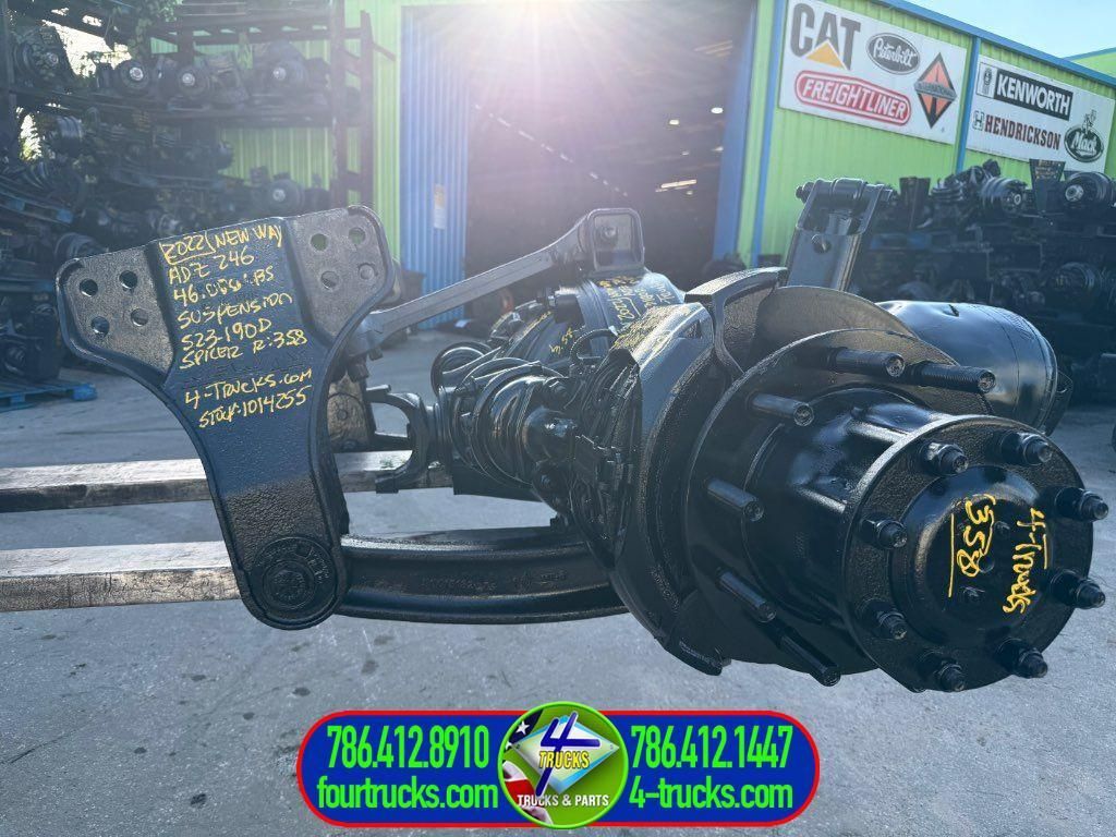 ALEJAND16611882's tweet image. 8136-1014255 - USED 2022 SINGLE AXLE WITH NEWAY ADZ 246 AIR RIDE SUSPENSION, S23190D FULL LOCKER SPICER DIFFERENTIAL, RATIO:3.58; DISC BRAKES; ABS SENSORS, PILOT METRIC HUBS, COMPLETE SINGLE AXLE READY TO WORK, ALSO MANY IN STOCK #NEWAY #NEWAYSUSPENSIONS #SPICER #NEWAYADZ246 #S23