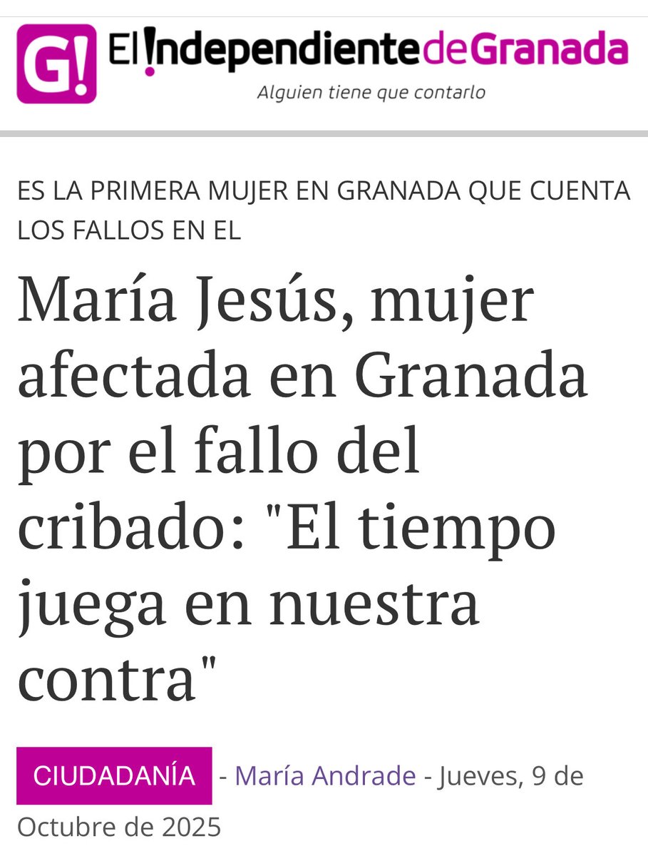 🔻No era solo en el hospital del Rocio Sevilla
🔻No eran 2-3 casos, ni son solo 2.000 mujeres
🔻No era un fallo puntual

‼️Es un FALLO ESTRUCTURAL: han DESTROZADO nuestra #SanidadPública y HA COLAPSADO 

#MorenoBonillaDimision 

elindependientedegranada.es/ciudadania/mar…