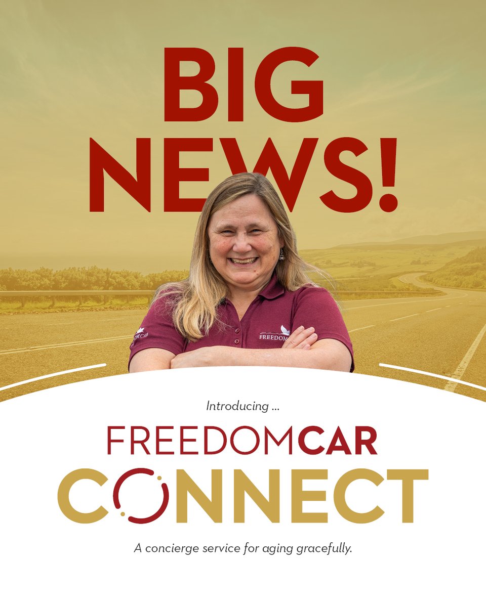 c360_agency's tweet photo. 🚗✨ We’re excited to help launch FreedomCar-CONNECT — a return to FreedomCar’s roots of trusted elder-care.

Because time with loved ones should be meaningful, not stressful. Learn more about this exciting news: 👉 https://t.co/ghH2tCvluB https://t.co/E5kKznGSXr