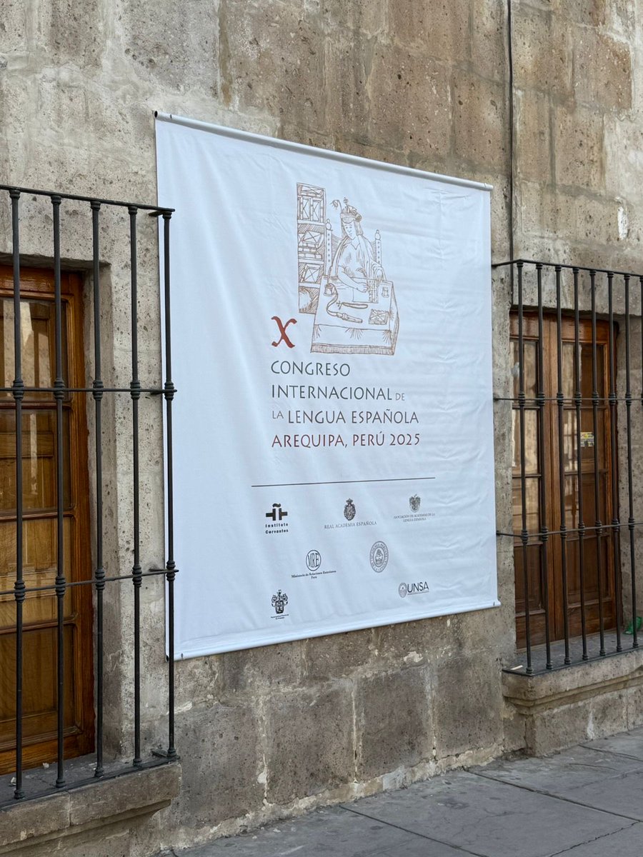 Hoy comienza el X Congreso Internacional de la Lengua Española y el Observatorio está presente🇵🇪✨
Podés seguir todas las conferencias en vivo por YouTube 🎥📖 

congresodelalenguaarequipa.pe
