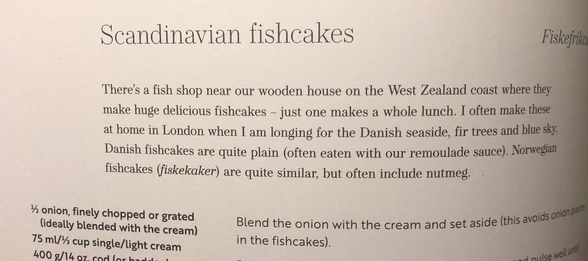 I am reading this in bed. Yes, it’s that good. And of course I want to eat EVERYTHING in every photo. I love Bronte’s short, nostalgic intros to the recipes. There’s something of Nigel Slater (a compliment) about the writing. Gentle, warm, unfussy. ⁦<a href="/Scanditwitchen/">ScandiKitchen 💙</a>⁩
