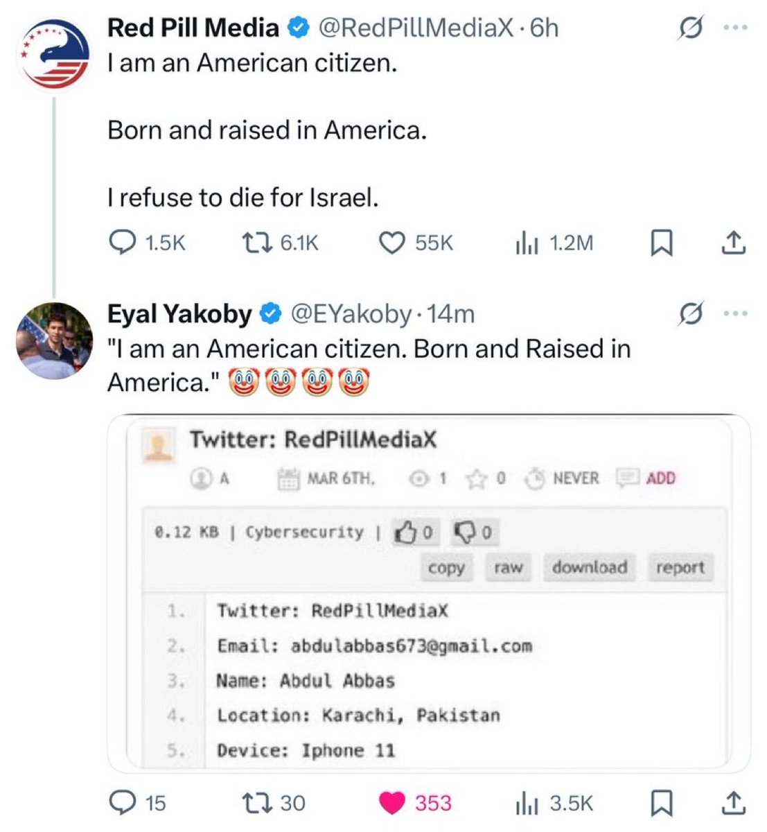 Eyal Yakoby tweet media