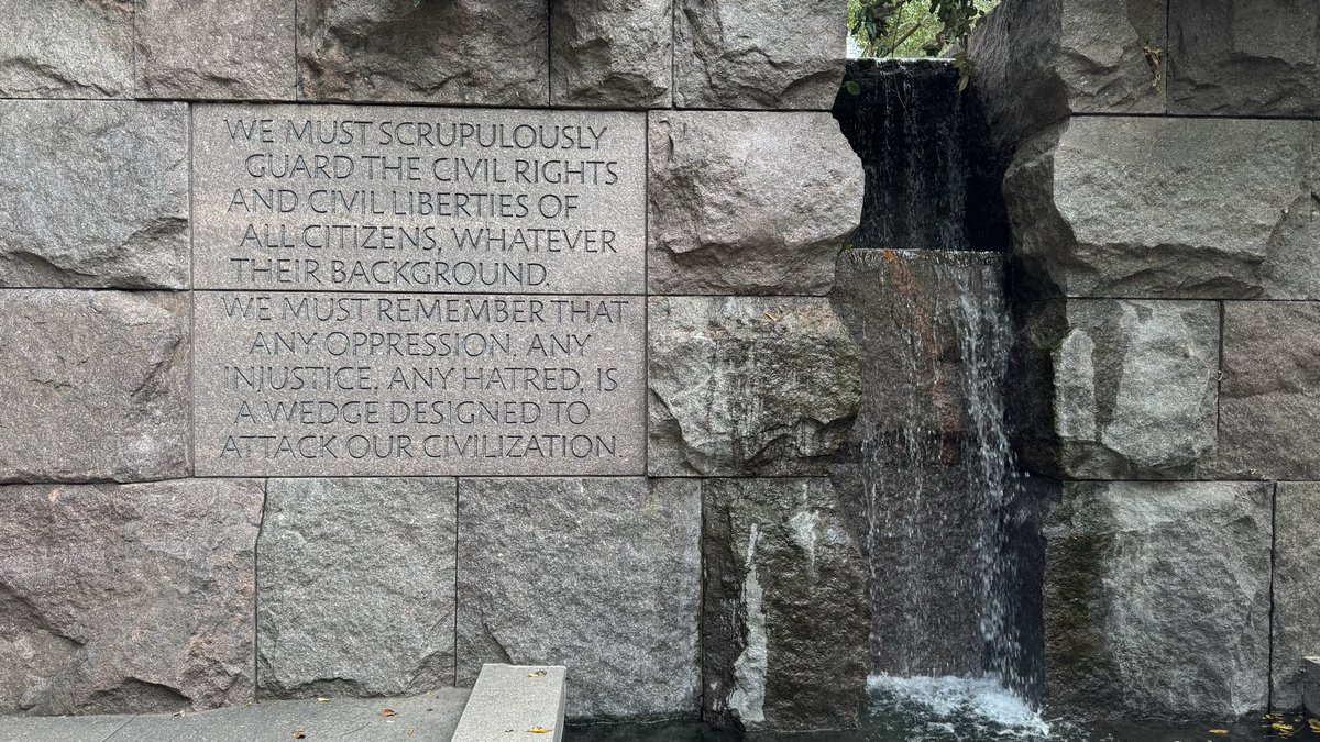 CGProgram's tweet image. From the FDR Memorial. Powerful and so moving.